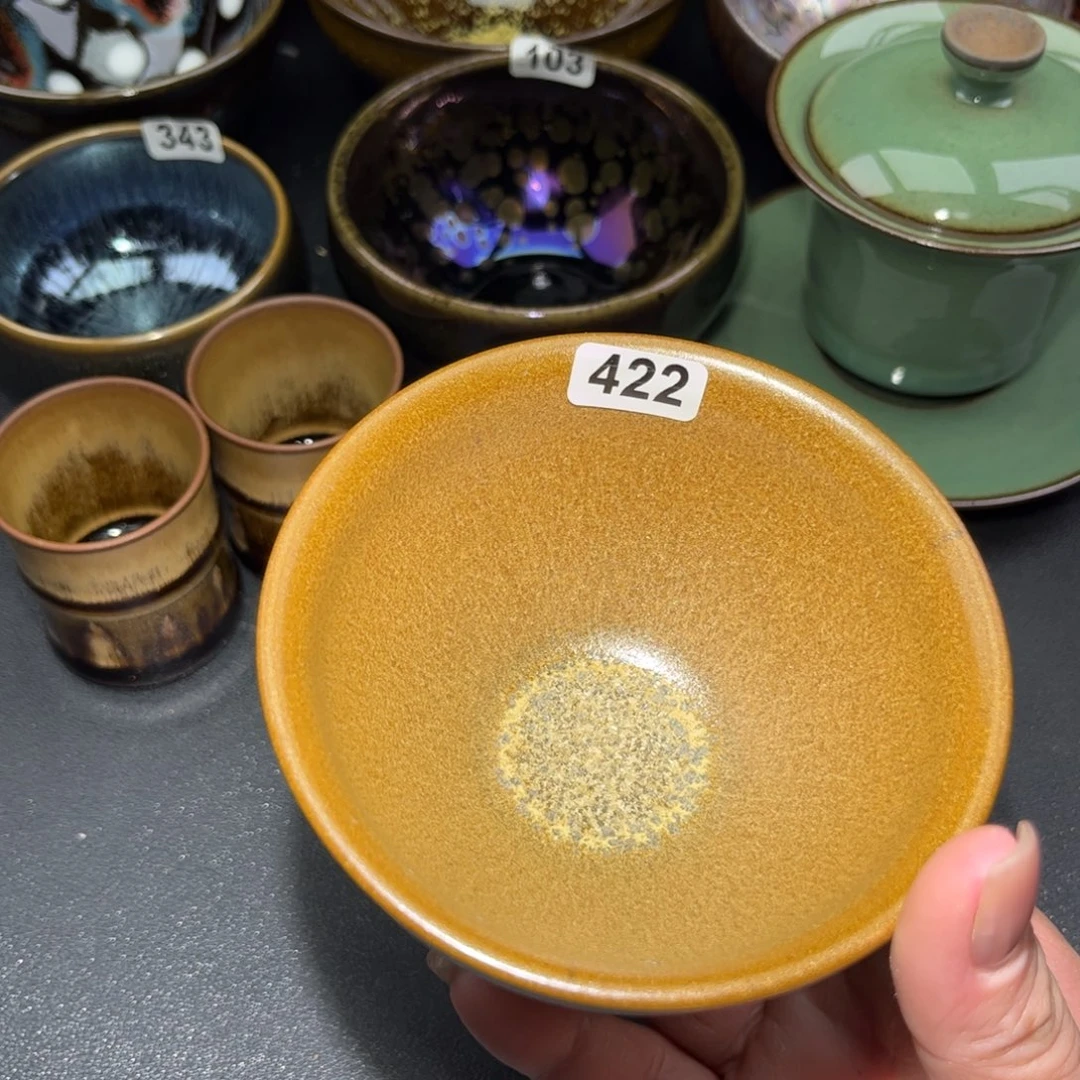 茶盏422 建盏单盏放大漏…………