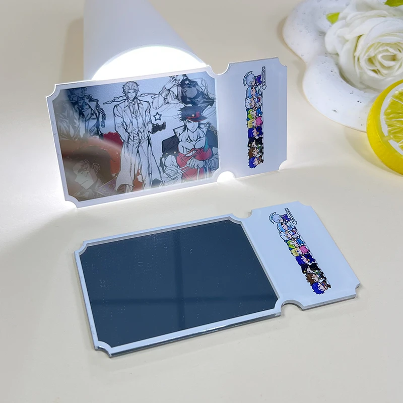 JoJo的奇妙冒险镜中画便携式镜子周边新款亚克力票根透镜应援礼物