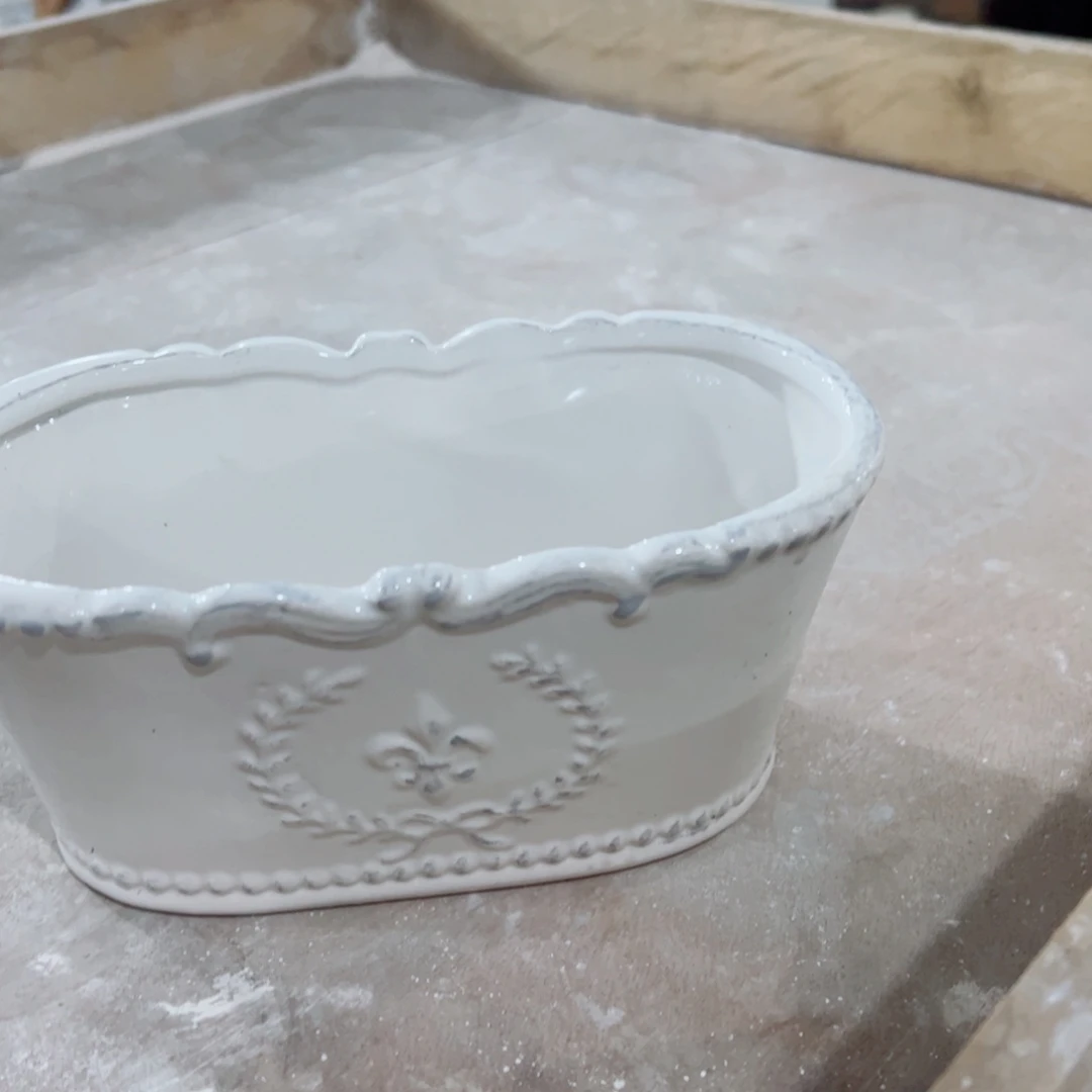 有孔，陶瓷花盆满10米包邮发货