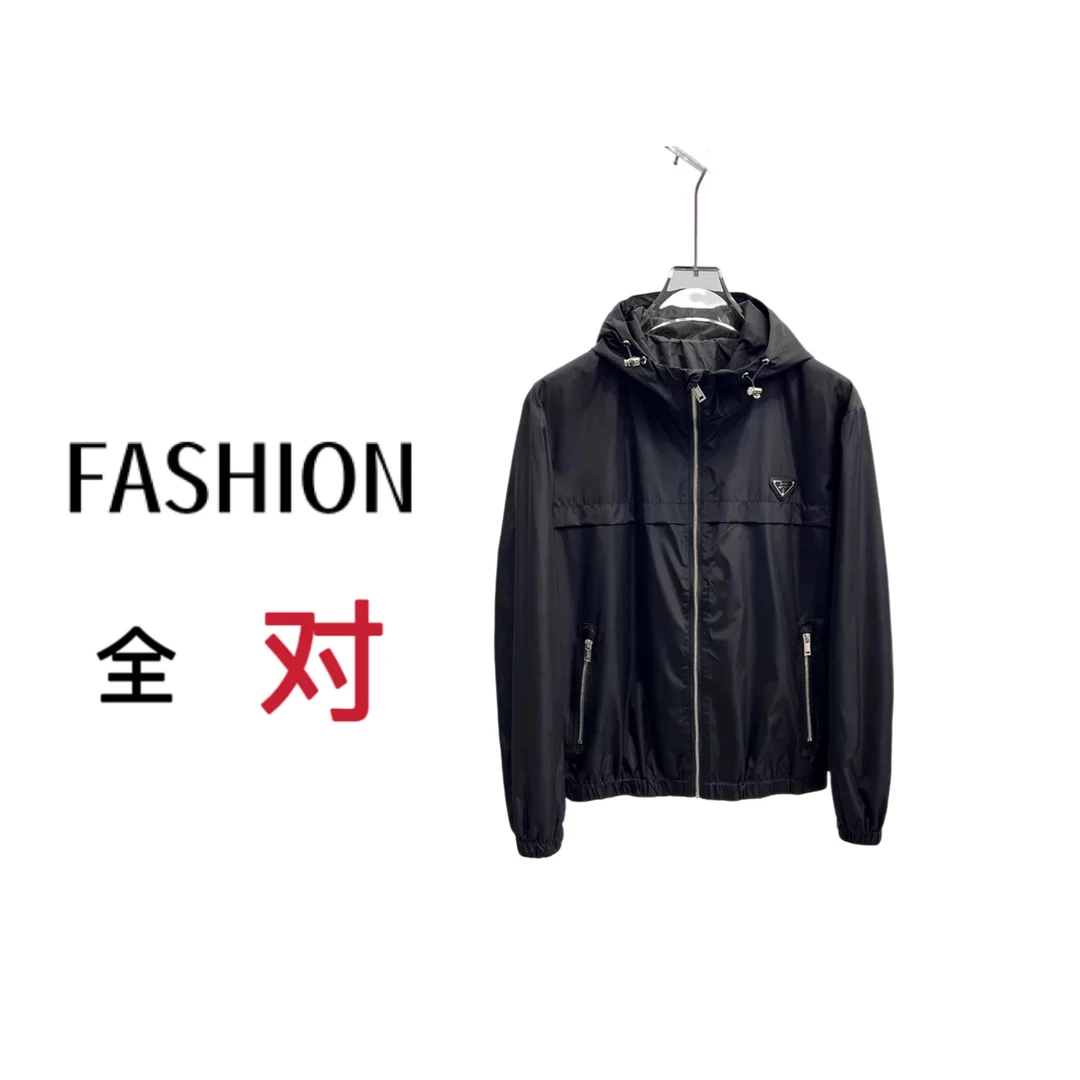 【早秋薄外套】2025男士早秋爆款时尚百搭连帽高端外套