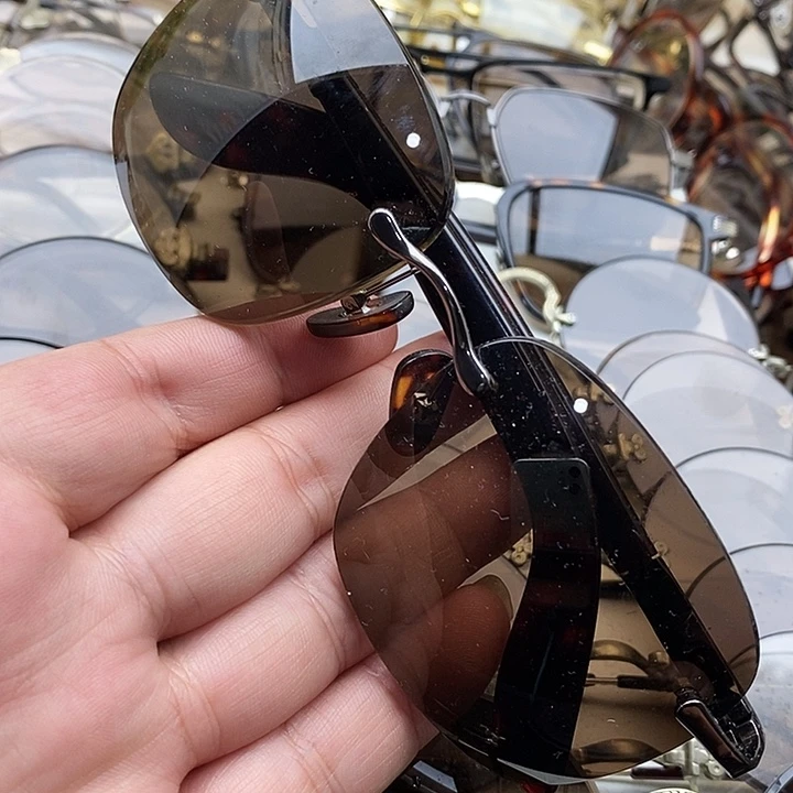 分体款天然水晶石头眼镜