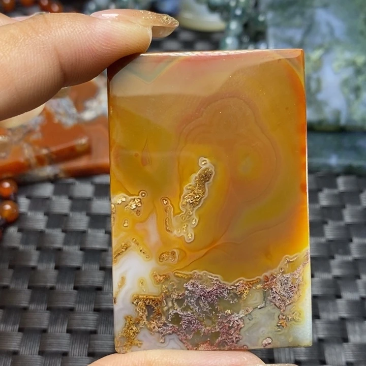 【闪购商品】玛瑙/玉髓颈饰未镶嵌豆*