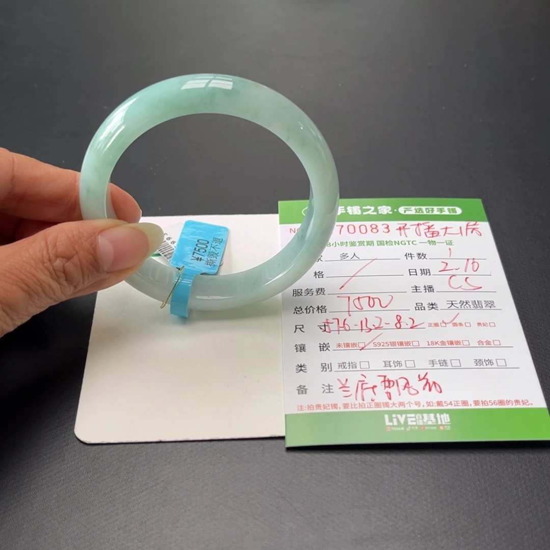 翡翠手镯未镶嵌多人