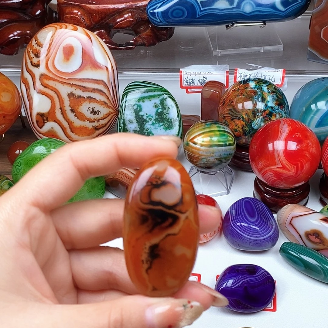 玛瑙/玉髓未镶嵌颈饰