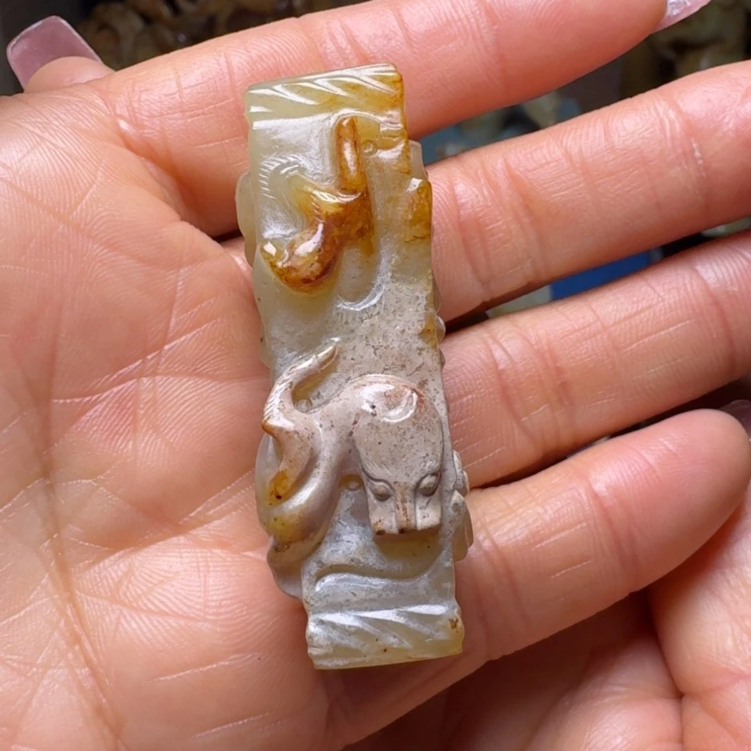 和田玉（糖玉）颈饰未镶嵌