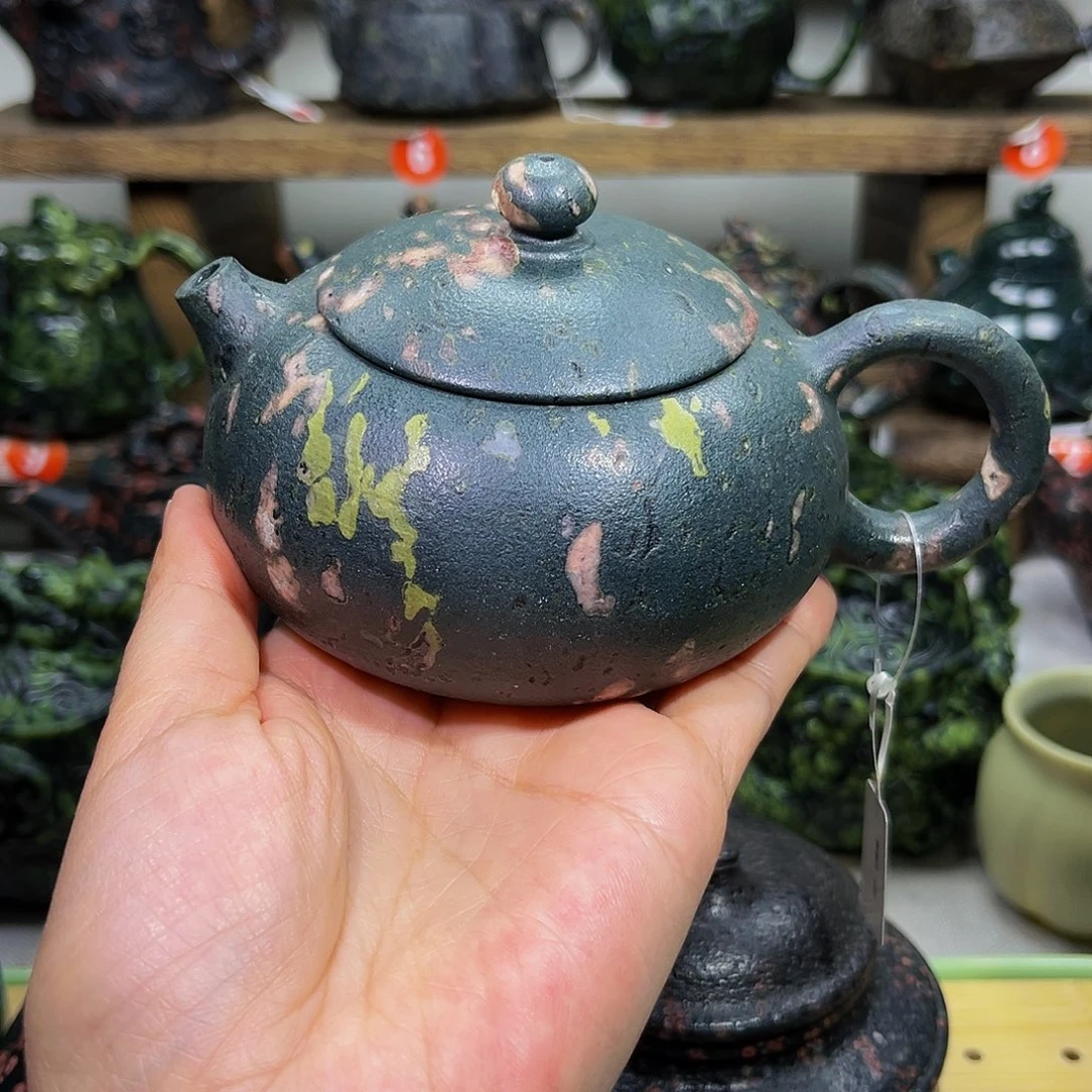 石材梅花玉安山玉扁西施200CC