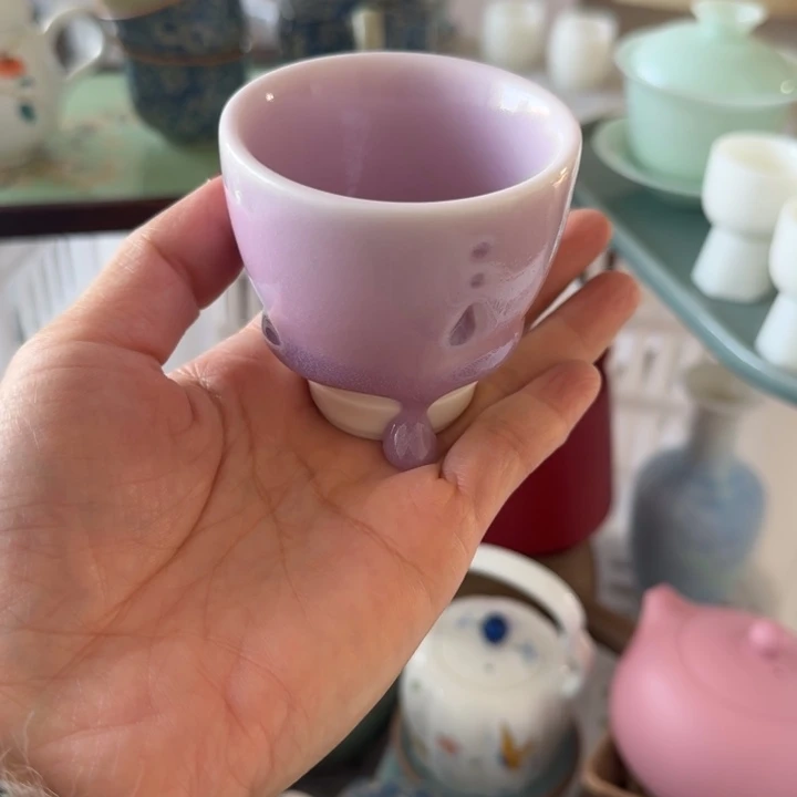 微瑕陶瓷茶具茶杯茶壶