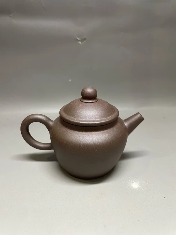 黄龙山原矿零添加底槽青全手工制作明式小品容量90cc紫砂壶茶壶