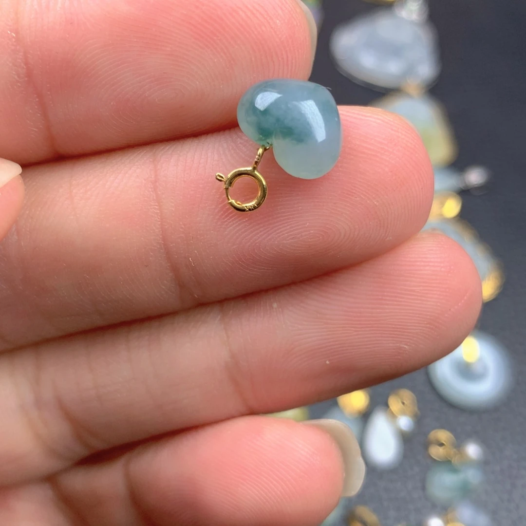 【闪购商品】翡翠18K金镶嵌颈饰翡翠