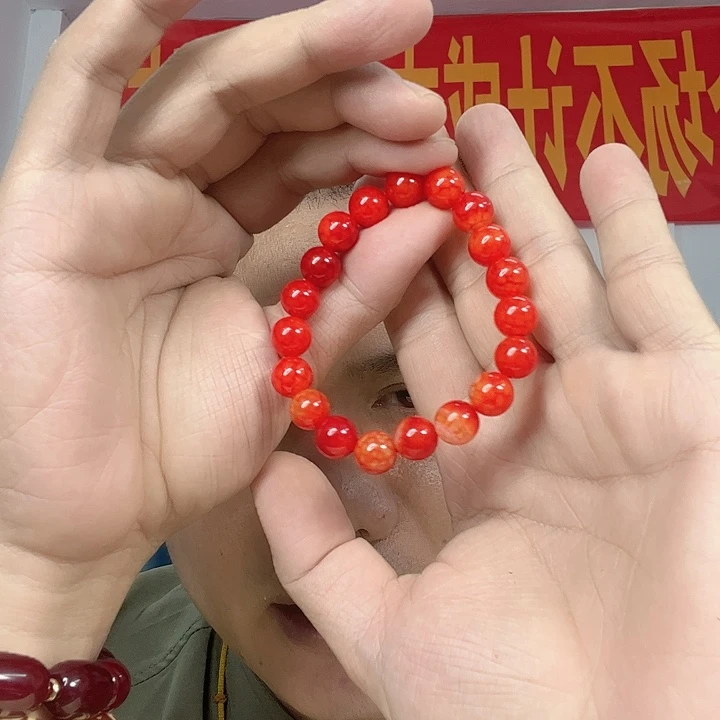 手链玛瑙未镶嵌T5血人参