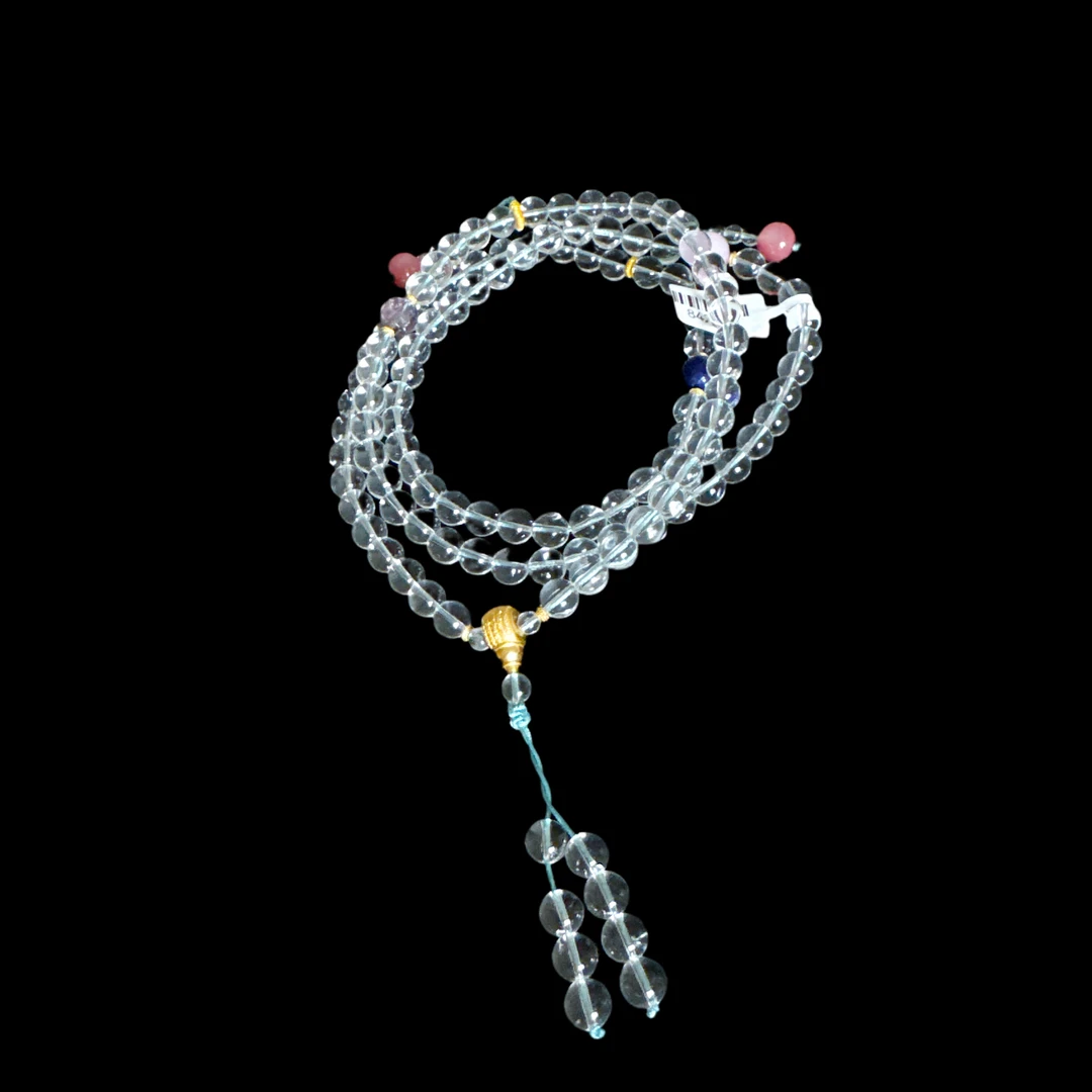 8372-白水晶项链孤品