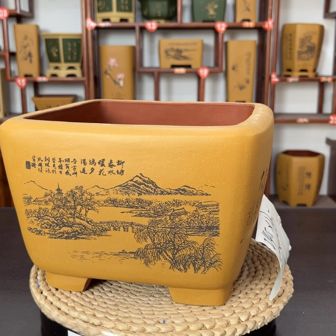 紫砂花盆紫砂花盆