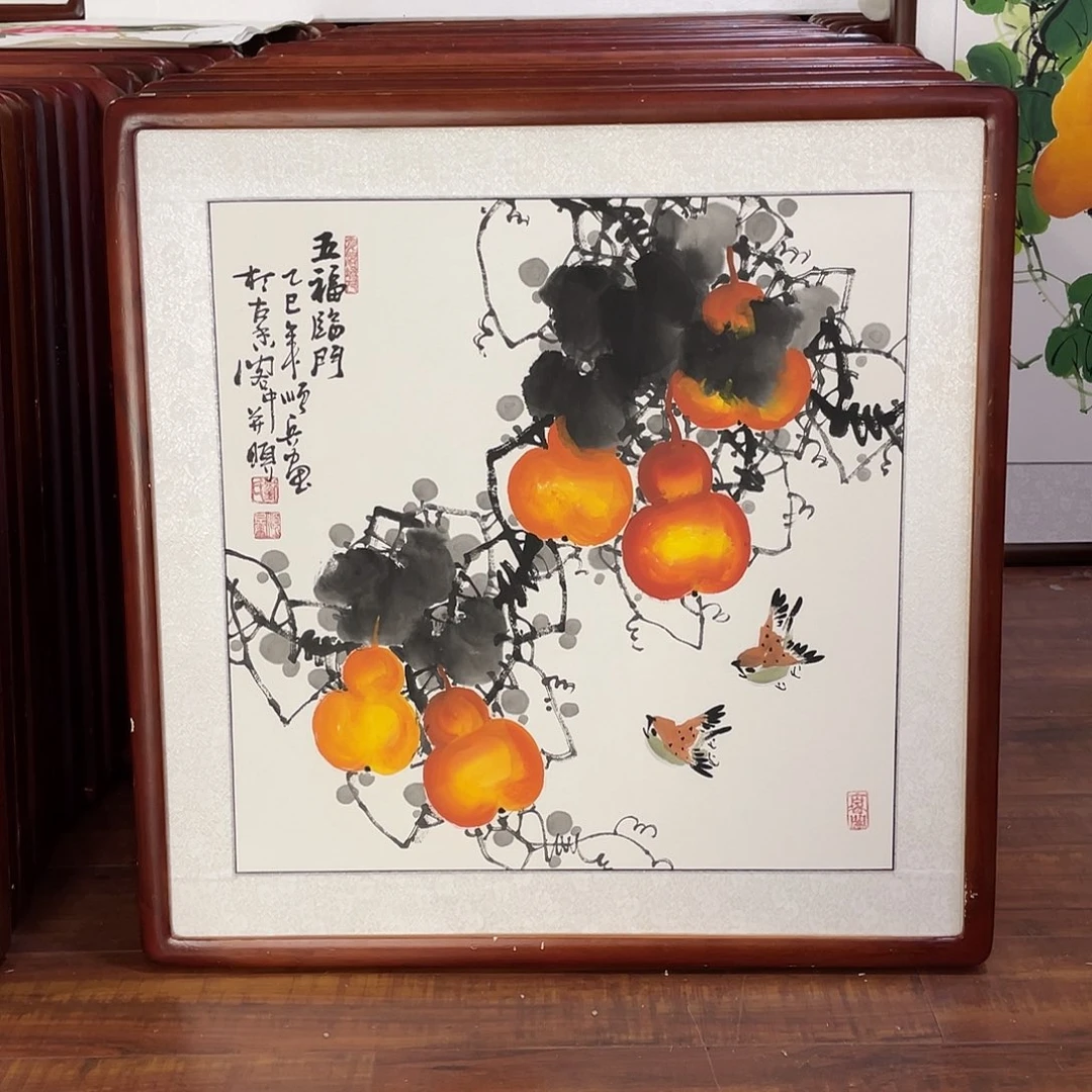 国画带框尺寸63*63厘米