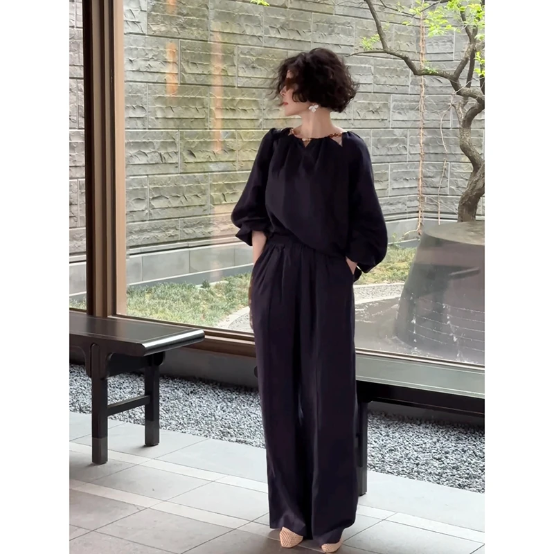 【毛毛专属】 上衣100亚麻 裙子面料100亚麻套装CH388A8251138712