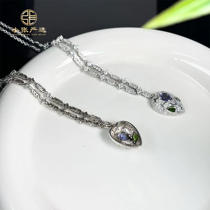 【小张严选】YGD332 坦桑石蛇头设计款项链 多样发其一