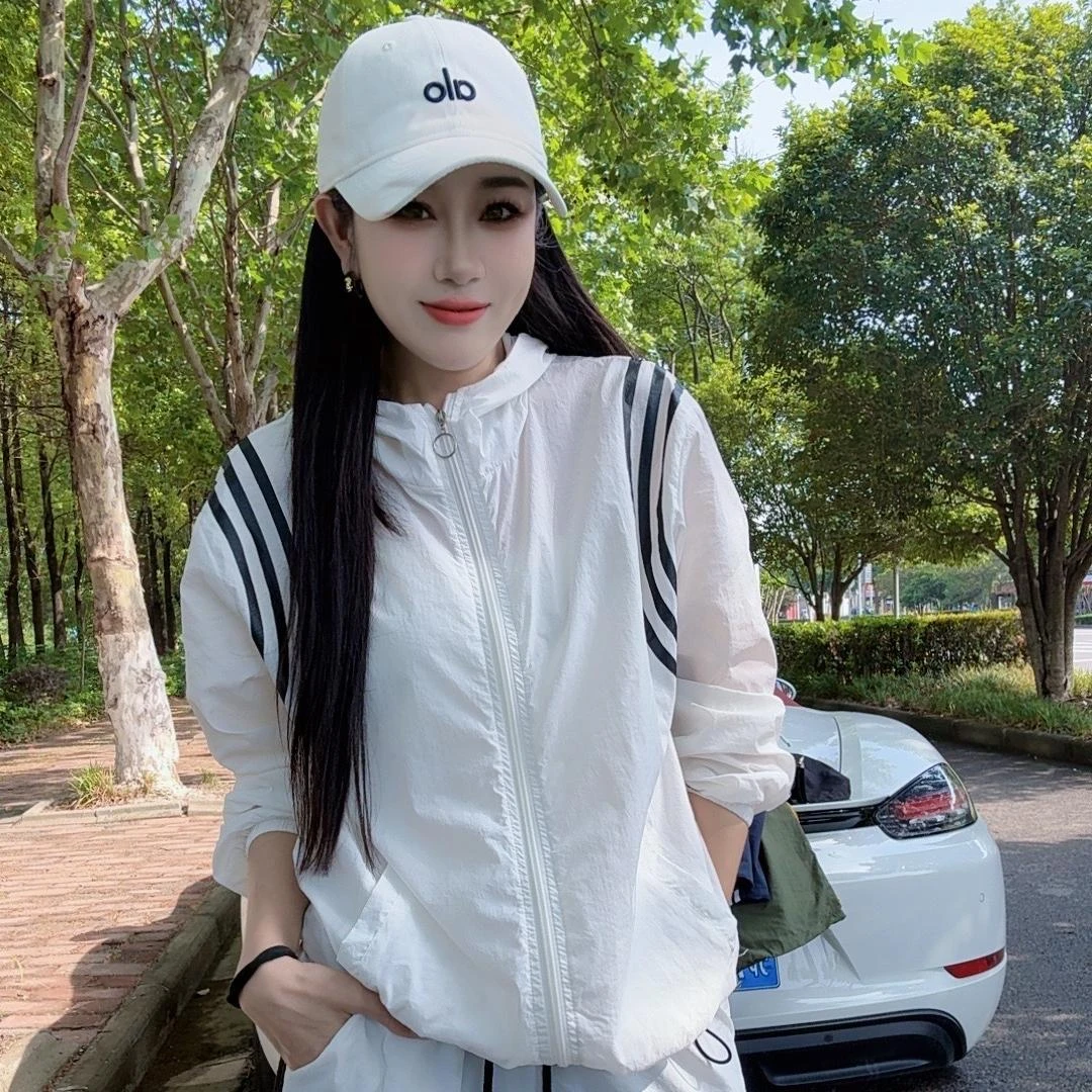 2025新款宽松防晒衣时尚薄款连帽百搭休闲洋气韩版外套上衣女外套