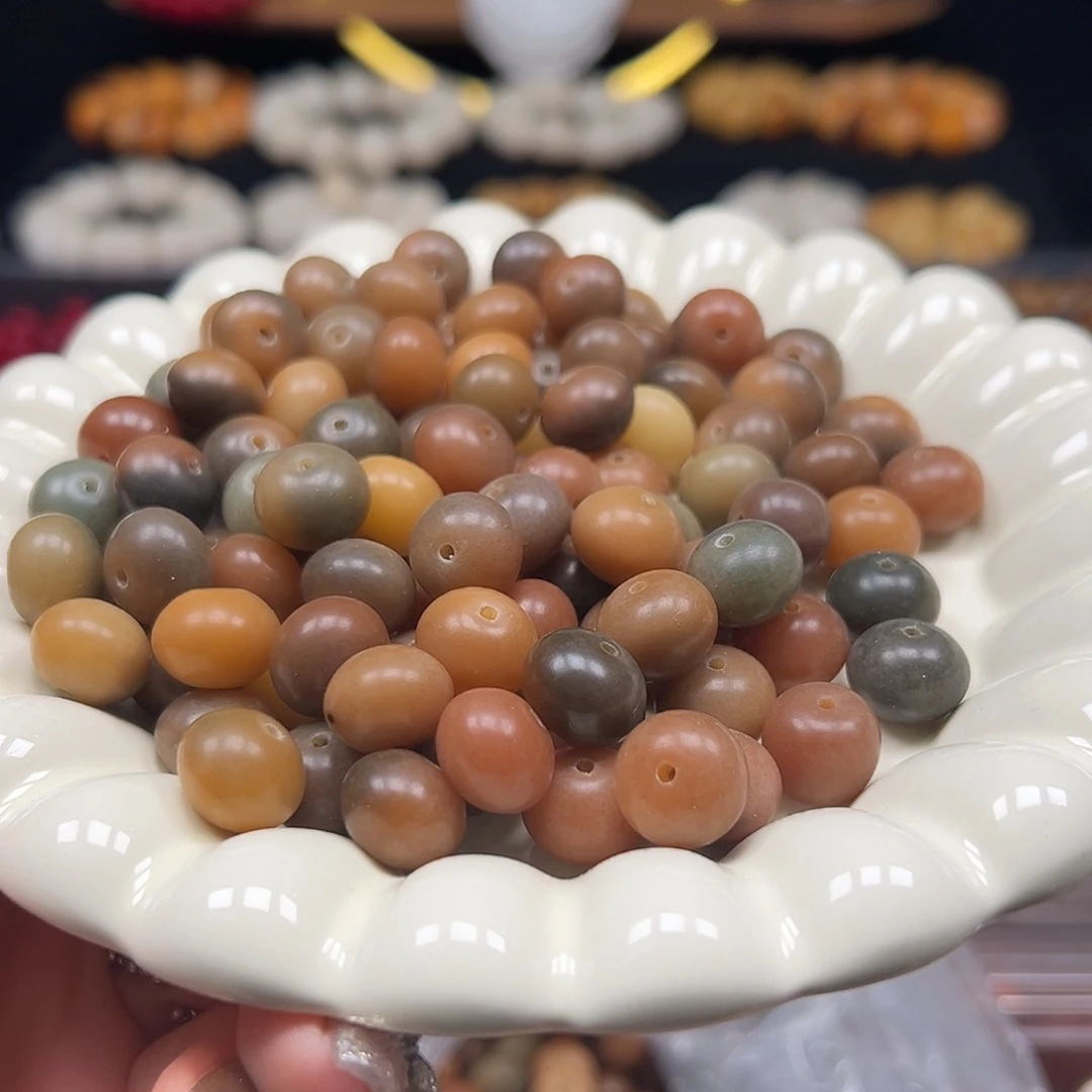 菩提根/象牙果手串卡13干磨虎破算盘130颗