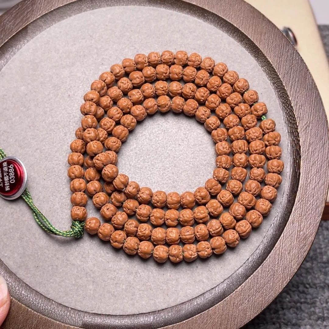 手串金刚菩提你*啊金花头货佛手108尺寸6