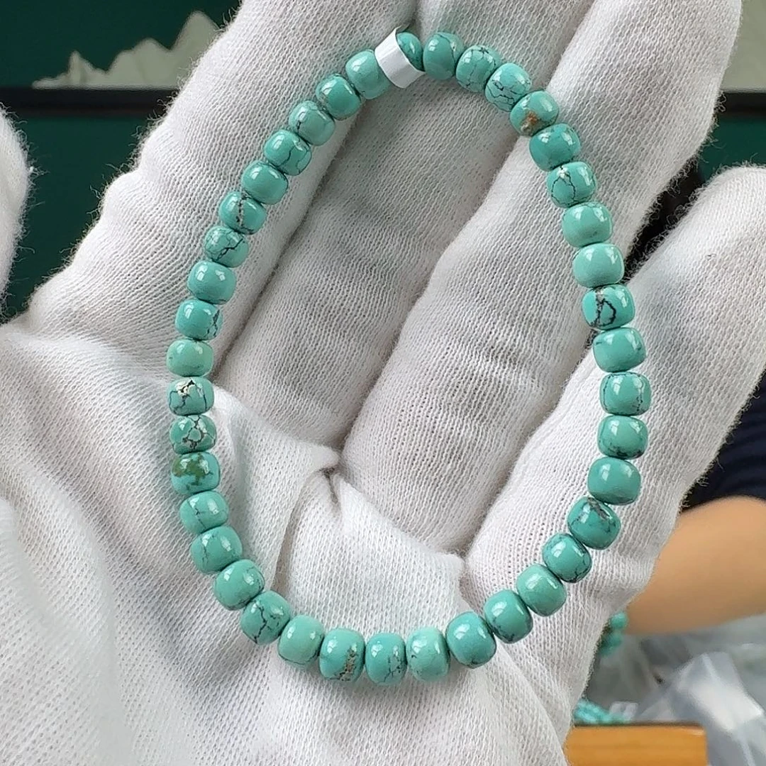 绿松石18K金镶嵌珠宝奇石