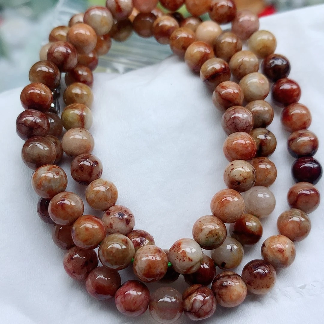 翡翠未镶嵌颈饰手串