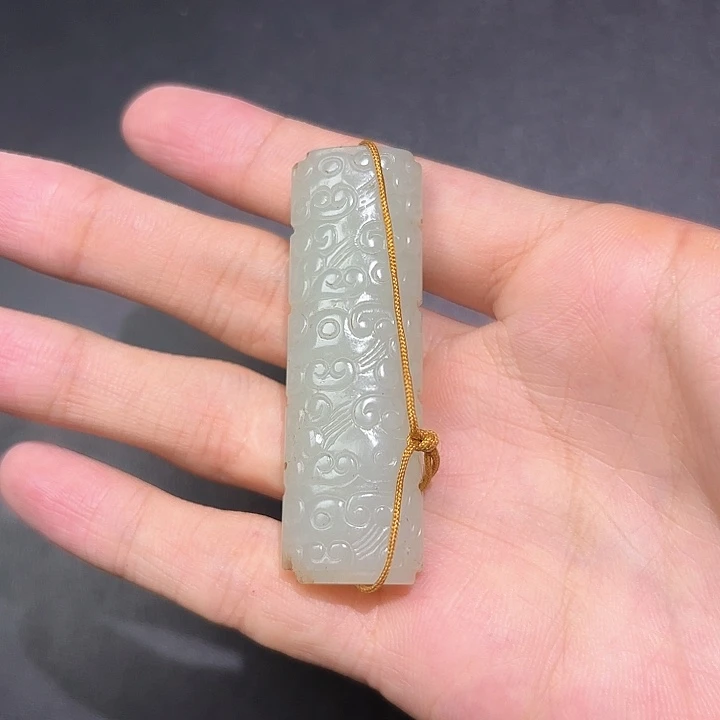 和田玉未镶嵌挂件那*师