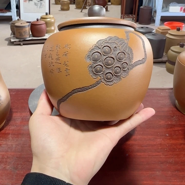 紫砂茶叶罐。。。。。。。。。