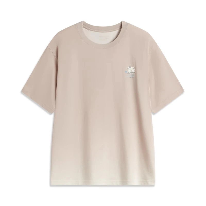 《直播》李宁2024夏季新款运动吸湿排汗舒适短袖文化衫男AHSU871