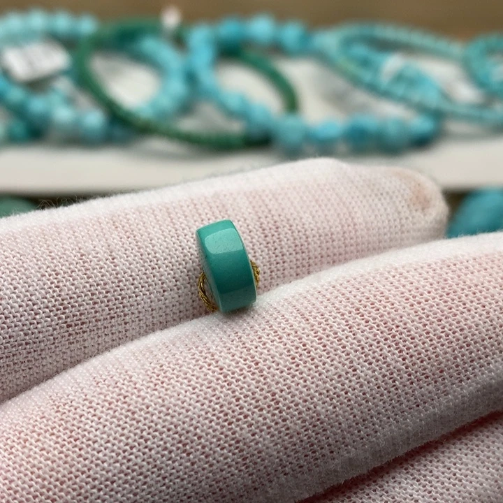 绿松石未镶嵌珠宝奇石9mm