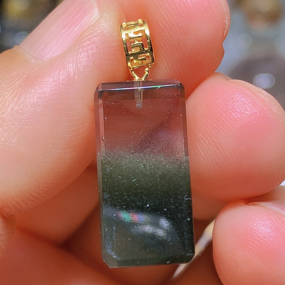 水晶珠宝半成品银S925镀金镶嵌定制款