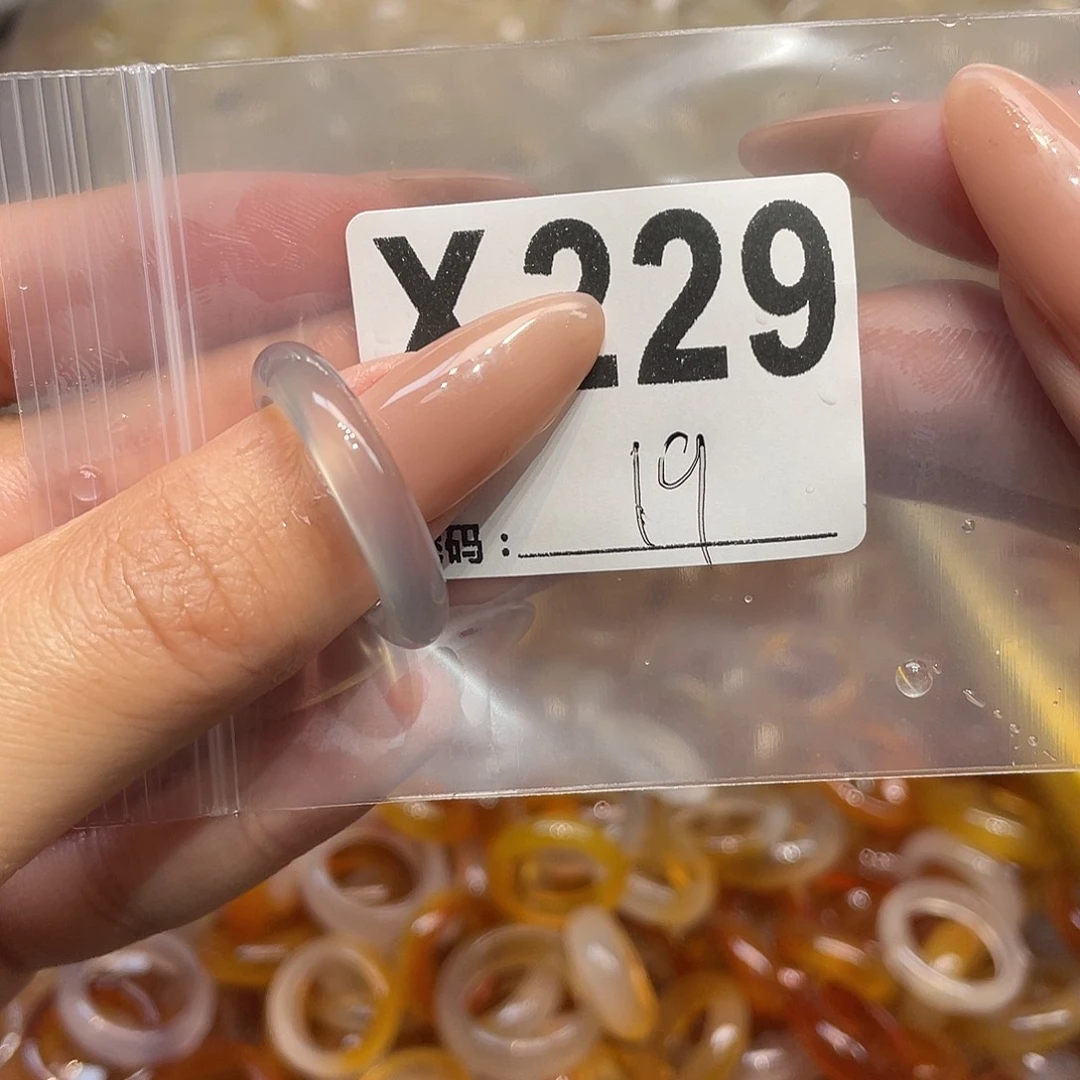 玛瑙/玉髓未镶嵌戒指229