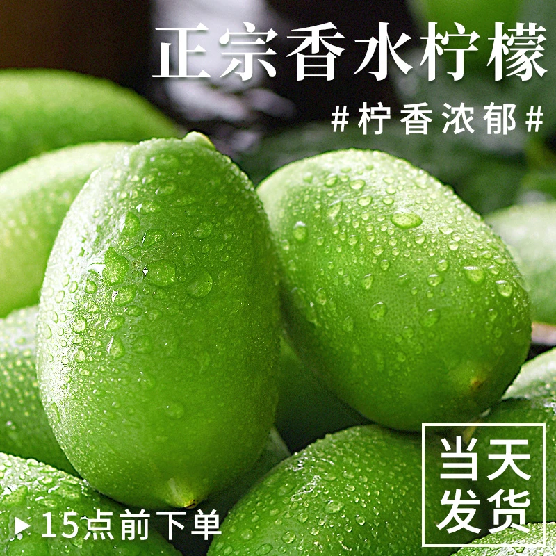 正宗新鲜香水柠檬3斤新鲜水果云南青黄柠檬饮品整箱奶茶店专用