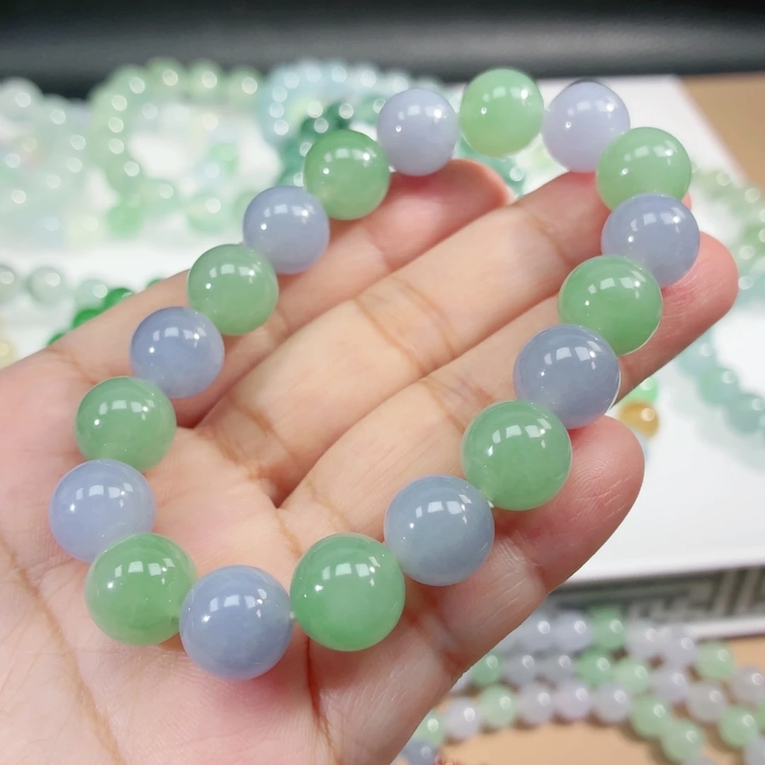 翡翠未镶嵌手链卡11