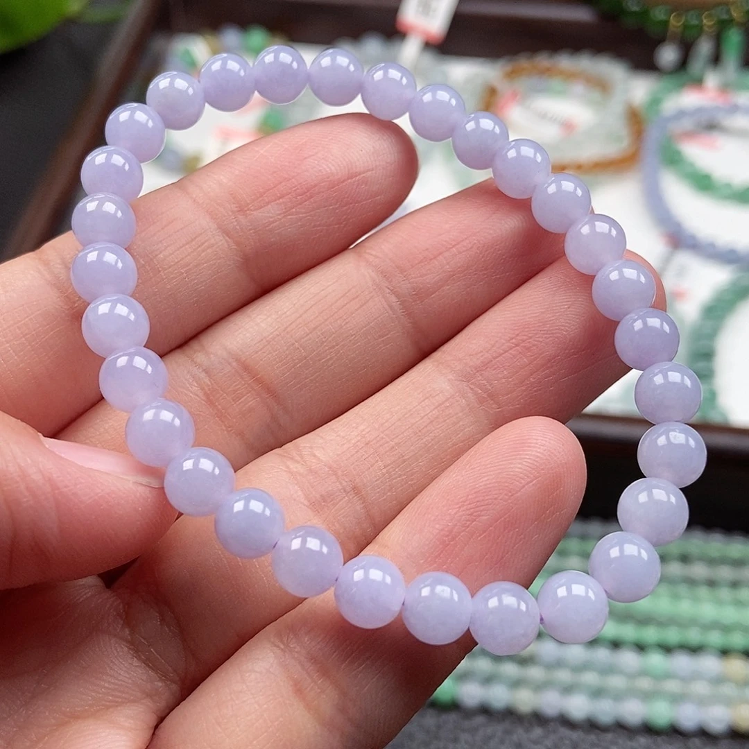 翡翠未镶嵌手链卡6.2