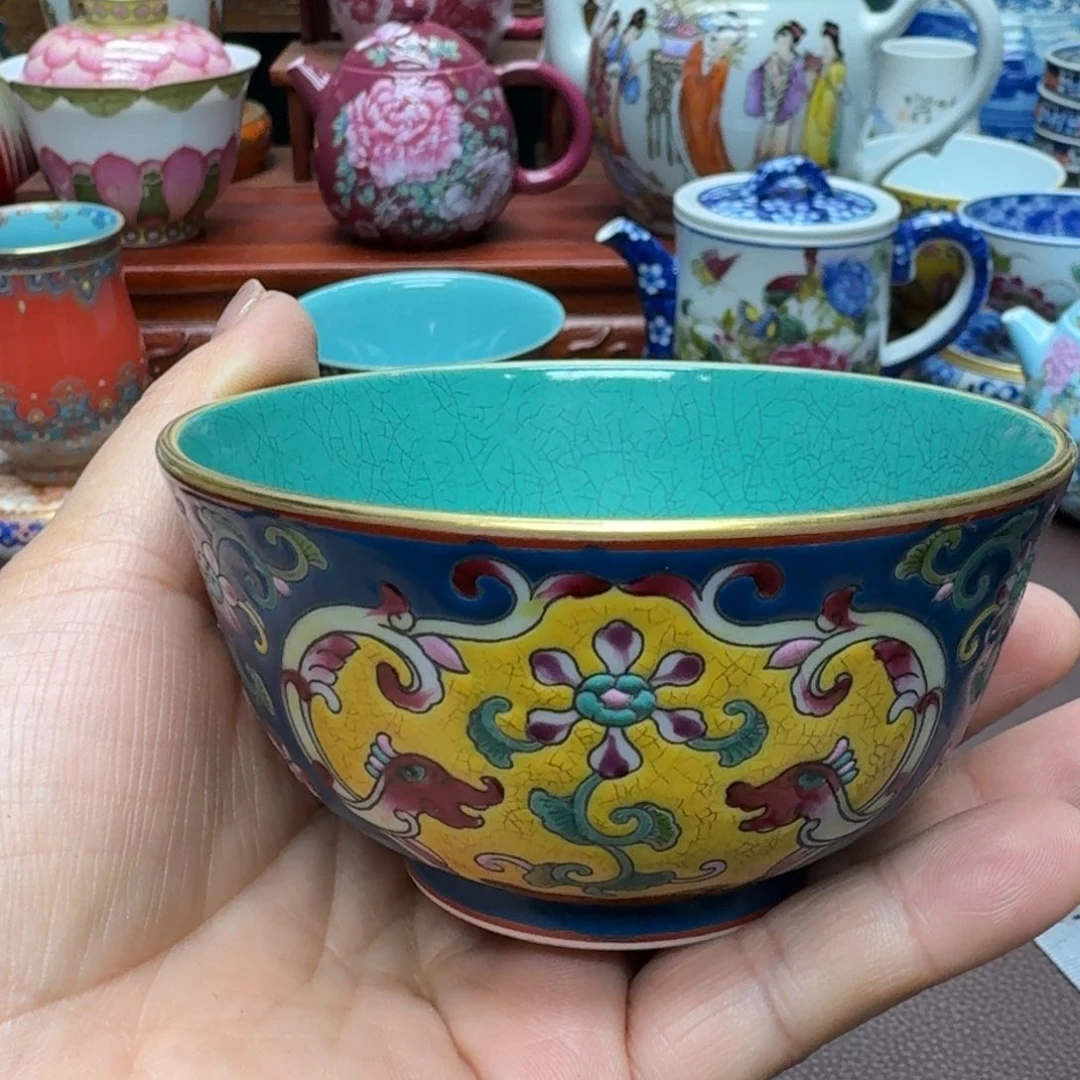 瓷片景德镇仿古手工制作精品展示