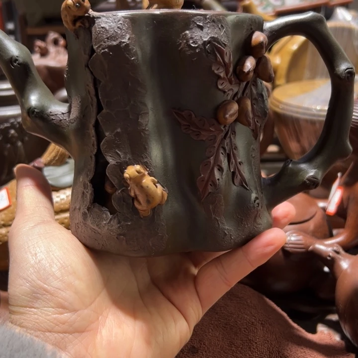 紫砂茶壶紫砂壶收藏起来了！紫砂壶