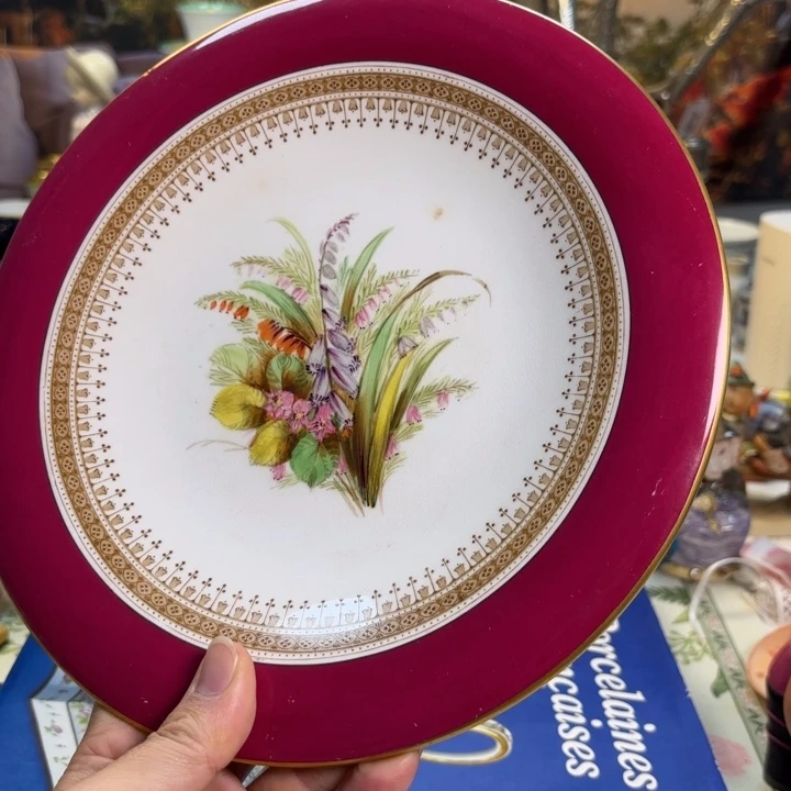 瓷片欧洲中古瓷器（伍斯特）