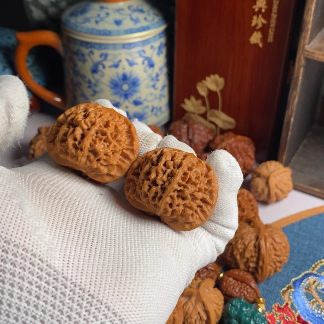 文玩核桃把件花**开