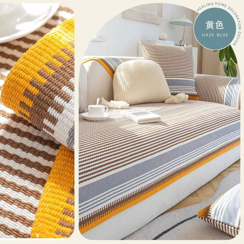 加厚老粗布沙发垫（3米-3.4米时光）