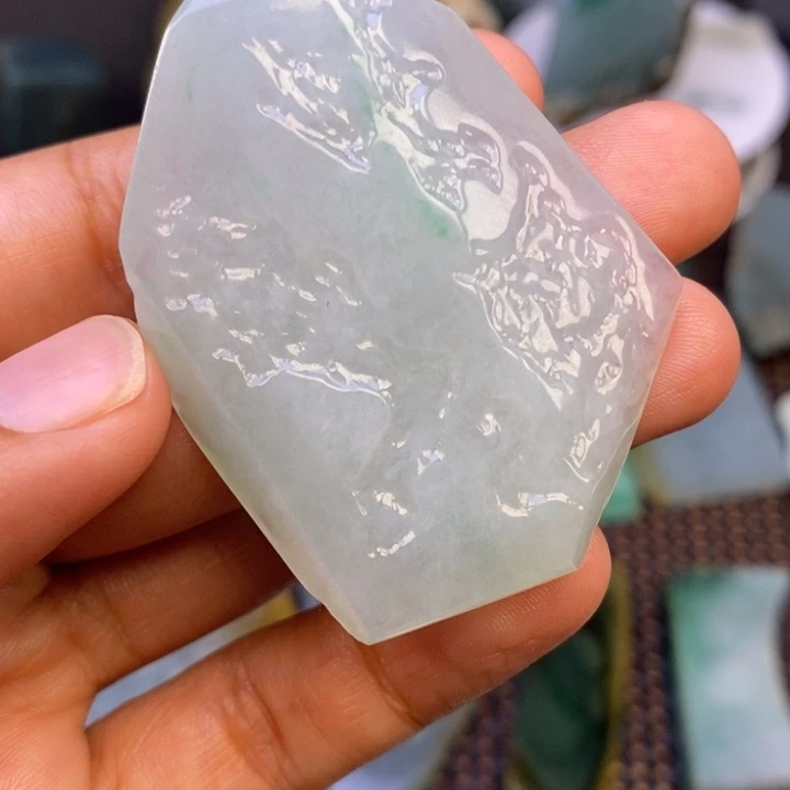未镶嵌挂件翡翠翡翠