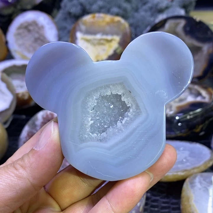 未镶嵌珠宝半成品水晶小米奇