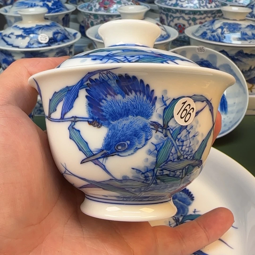 景德镇纯手工手绘茶具166