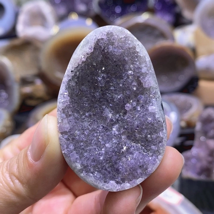 未镶嵌珠宝半成品水晶小龙蛋