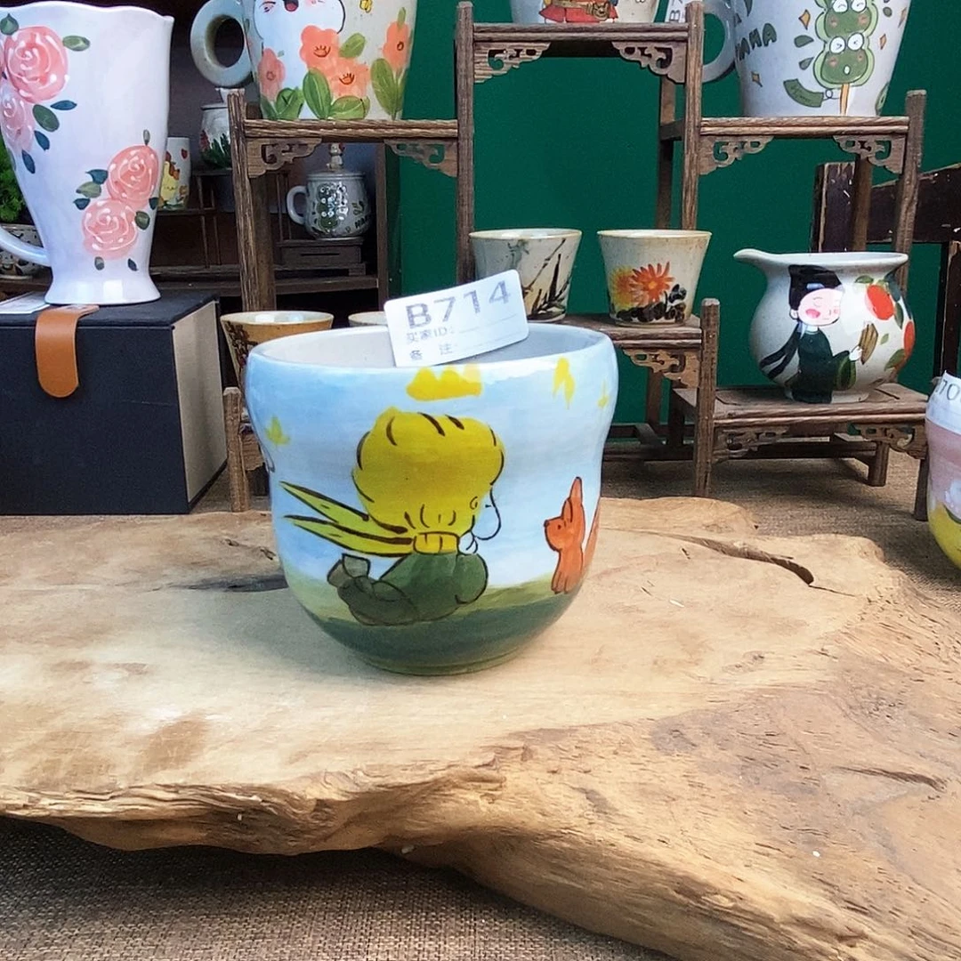 高温釉下手绘陶瓷714