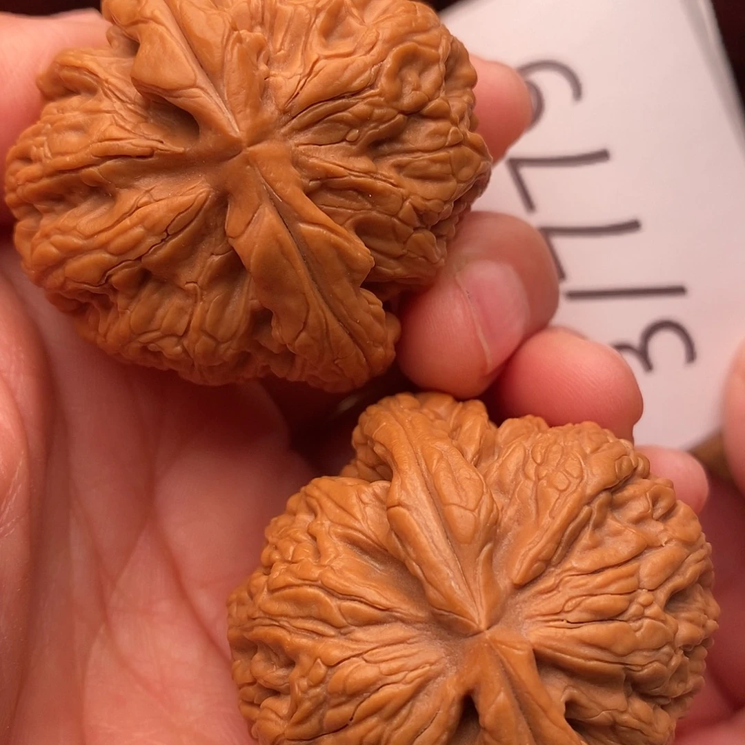 把件文玩核桃43红锦鲤