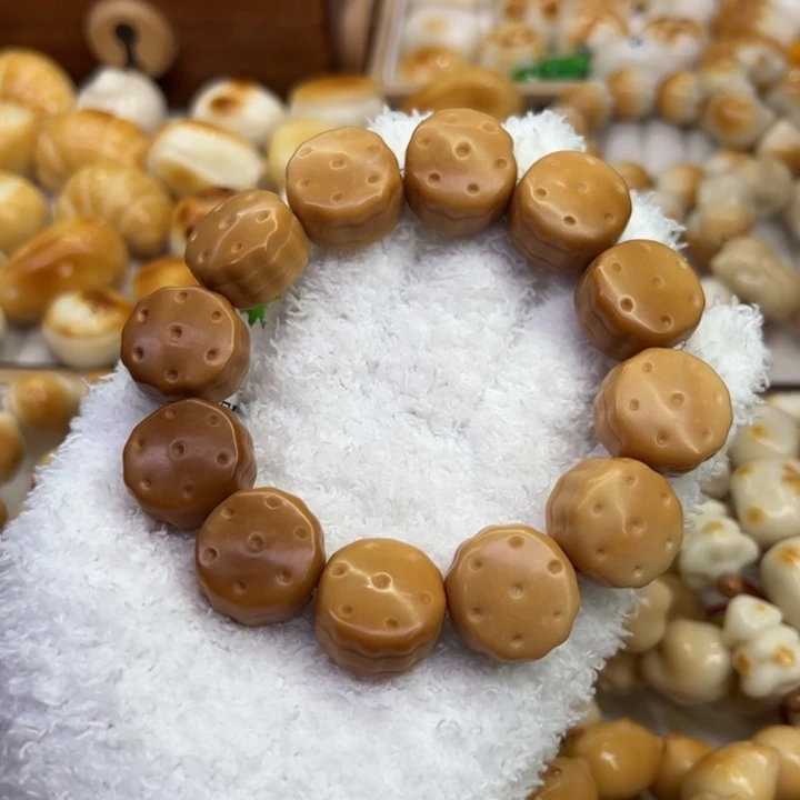 菩提根/象牙果把件16臻品象牙果老师傅精工海盐饼干微瑕