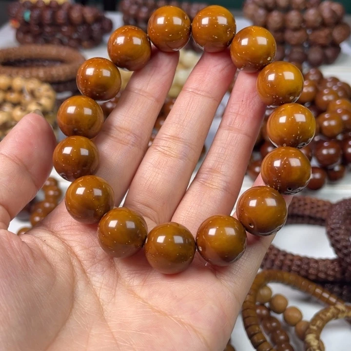 紫金鼠手串15尺寸练手小瑕疵款（黄斑/正常露眼）