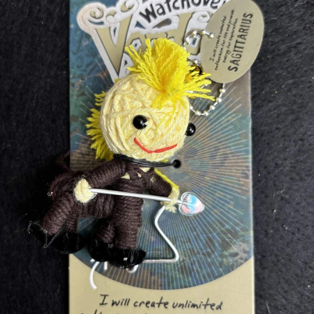 009射手座守护平安创意潮玩玩偶缠线娃娃水瓶座小玩偶公仔