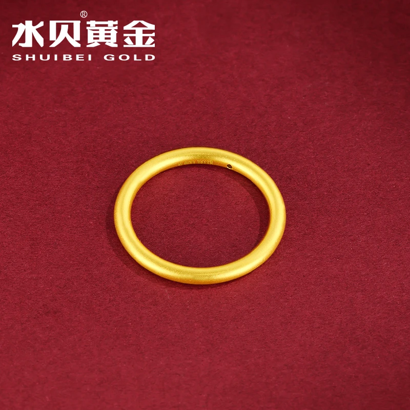 水贝黄金足金999情侣黄金戒买一送二专卖店专属