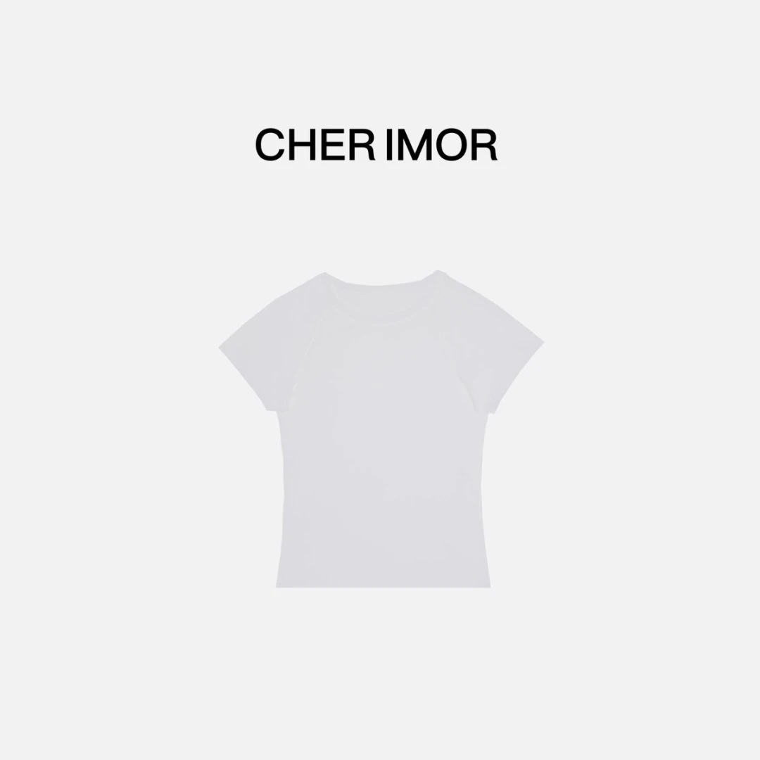 CHER IMOR【显瘦小飞袖】简约休闲百搭纯色短袖 57253 Hi Fortune
