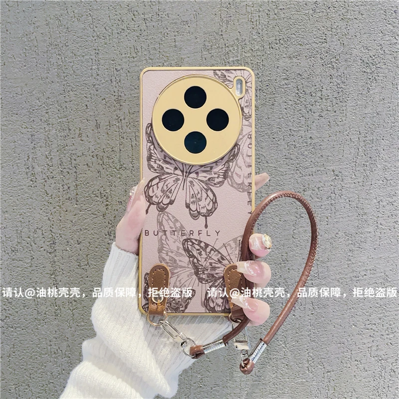 （vivoX100系列）肤感皮纹适用vivoX100/vivoX100Pro手机保护壳爆款